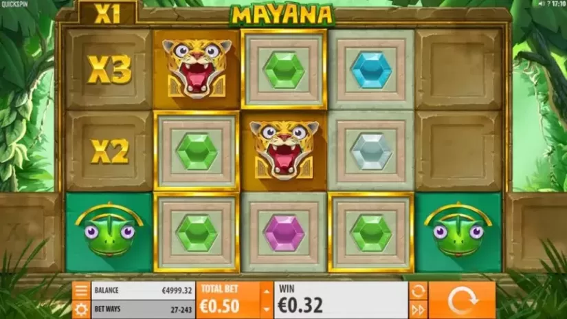 Mayana slot screenshot 2