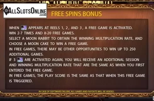 Paytable screen 2. Mid-Autumn Festival (Iconic Gaming) from Iconic Gaming