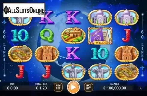 Reel Screen. Modern 7 Wonders from KA Gaming