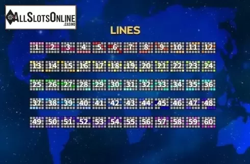 Lines. Modern 7 Wonders from KA Gaming