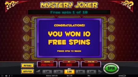 Mystery Joker slot screenshot 4