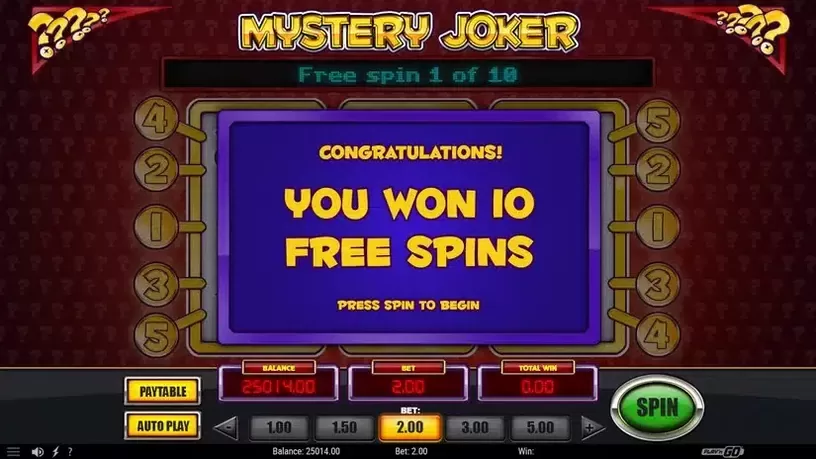 Mystery Joker slot screenshot 4