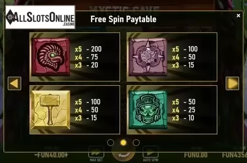 Paytable 2