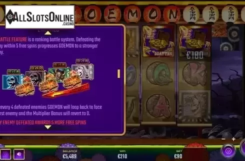 Battle feature screen 2