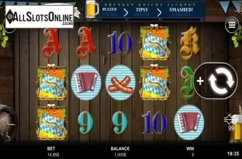 Game Workflow screen. Oktoberfest Madness! from Bwin.Party