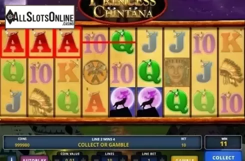 Screen 3. Princess Chintana from Zeus Play