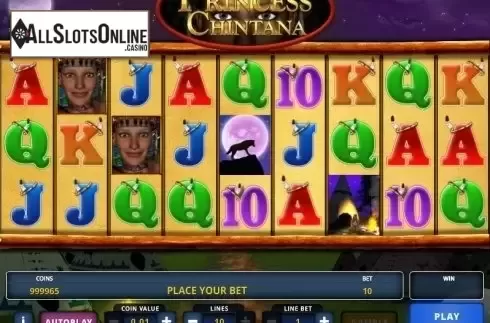 Screen 1. Princess Chintana from Zeus Play
