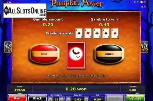 Double Up. Pumpkin Power from Greentube
