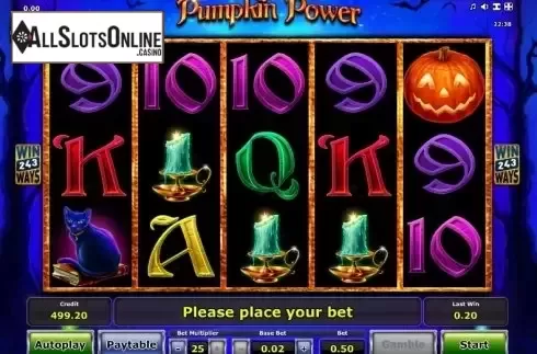 Reels. Pumpkin Power from Greentube