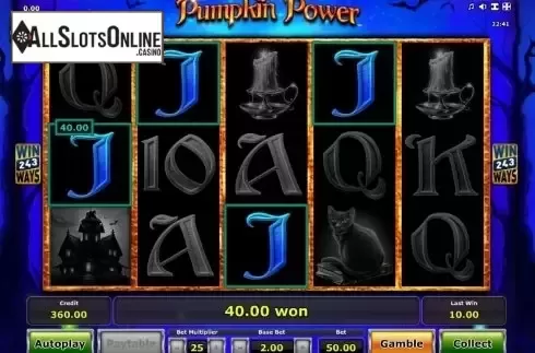 Win. Pumpkin Power from Greentube