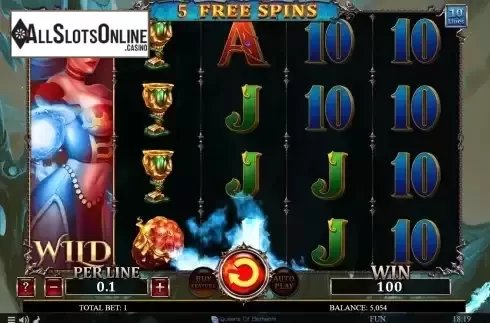 Free Spins screen 2