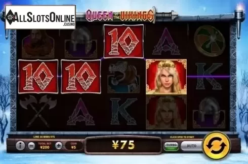 Win Screen 2. Queen of the Vikings from Skywind Group