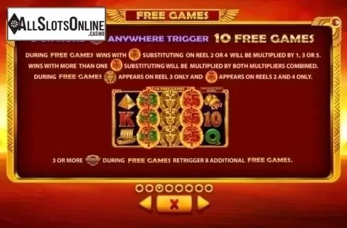 Paytable 3. Ramesses Fortune from Skywind Group