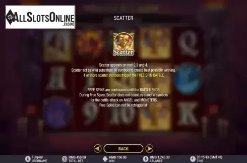 Scatter screen