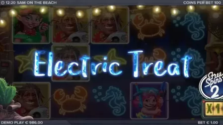 Sam on the Beach slot screenshot 4