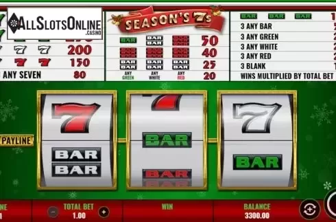 Reel Screen. Season's 7s from IGT