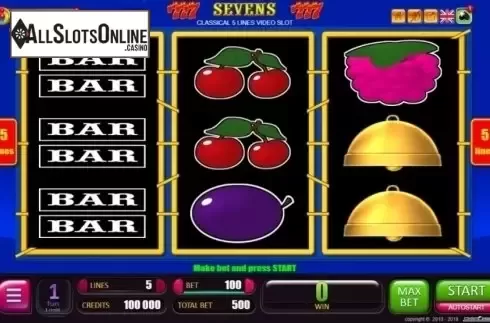 Reel Screen. Sevens (Belatra Games) from Belatra Games