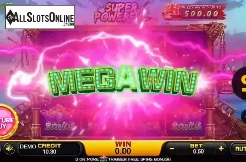 Mega Win Screen