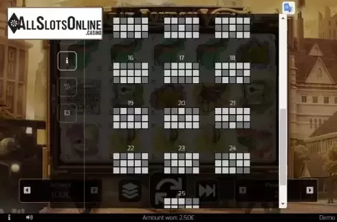 Paylines screen 2
