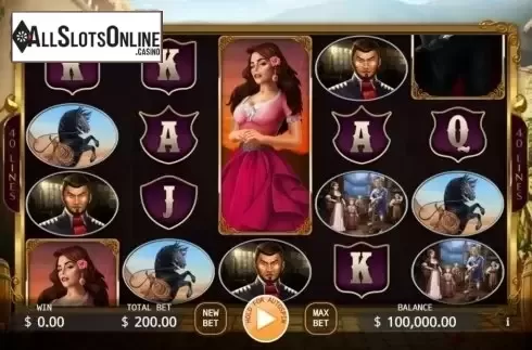 Reel Screen. The Mask of Zorro (KA Gaming) from KA Gaming