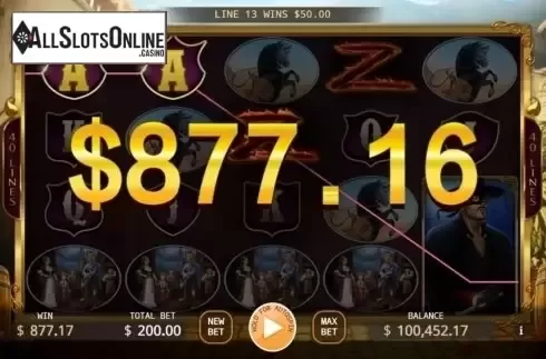 Win Screen 2. The Mask of Zorro (KA Gaming) from KA Gaming