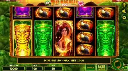 Tiki Madness 100 slot screenshot 1