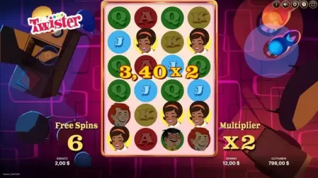 Twister slot screenshot 5