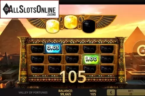 Win screen 3. Valley of Fortunes from High 5 Games