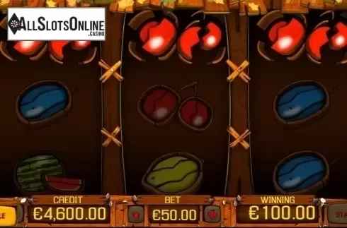 Win screen. Wooden Fruits (Apollo Games) from Apollo Games
