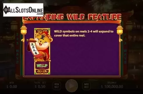 Expanding Wild Feature Screen