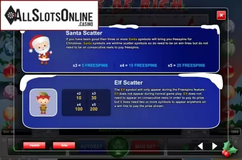 Screen4. Yule Be Rich from 1X2gaming