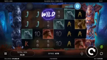 Blazing Bull 2 Mini-Max slot screenshot 8