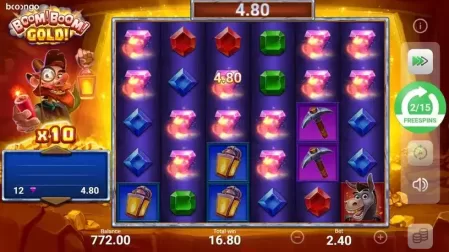 Boom! Boom! Gold! slot screenshot 5