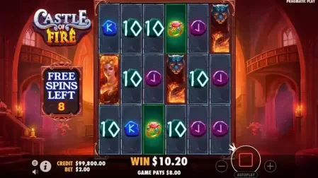 Castle of Fire slot screenshot 5