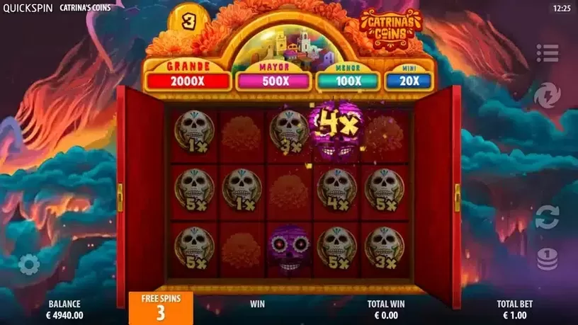 Catrina’s Coins slot screenshot 3