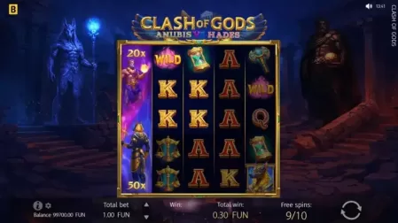 Clash of Gods: Anubis vs Hades slot screenshot 4