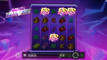Dandy Diamonds slot screenshot 2