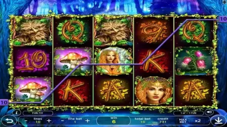 Forest Queen Deluxe slot screenshot 2