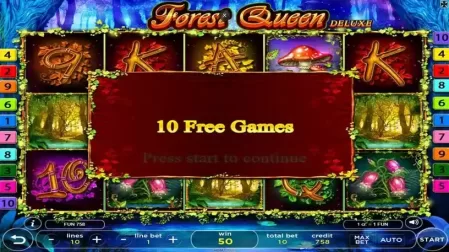 Forest Queen Deluxe slot screenshot 3