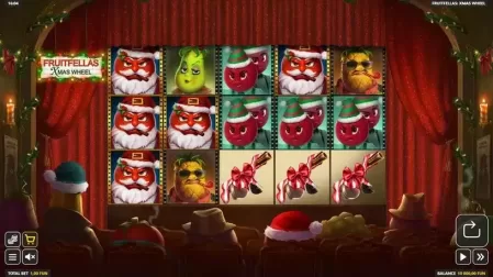 Fruitfellas Xmas Wheel slot screenshot 1