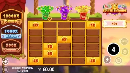 Fruitillionaire slot screenshot 3