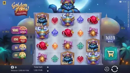 Golden Paw Hold & Win slot screenshot 2