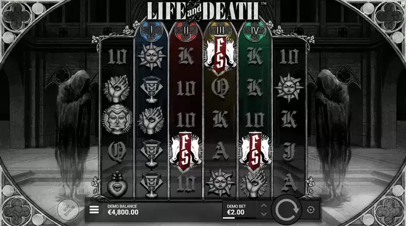 Life and Death slot screenshot 2