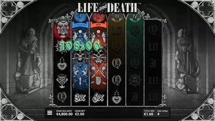 Life and Death slot screenshot 5