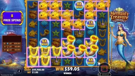 Mermaid’s Treasure Trove slot screenshot 6
