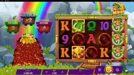 Mining Pots of Gold slot screenshot 1
