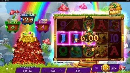 Mining Pots of Gold slot screenshot 4