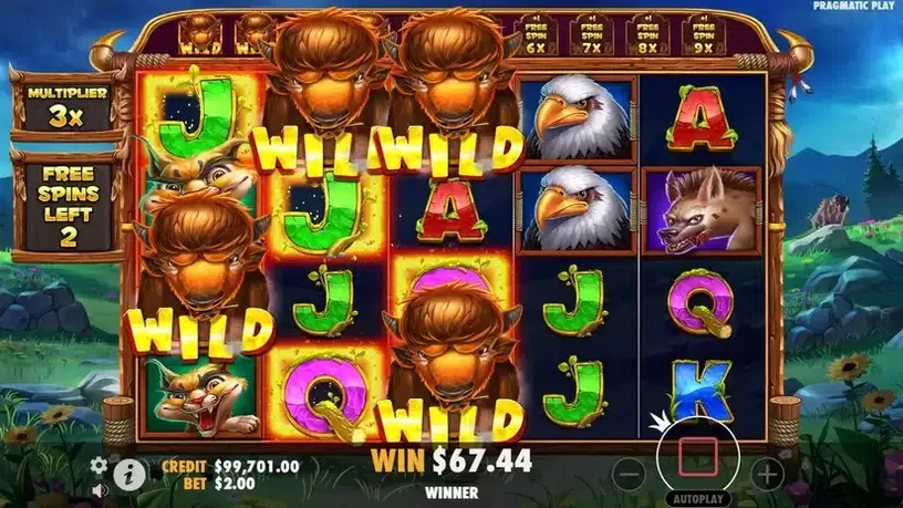 Release the Bison slot screenshot 6