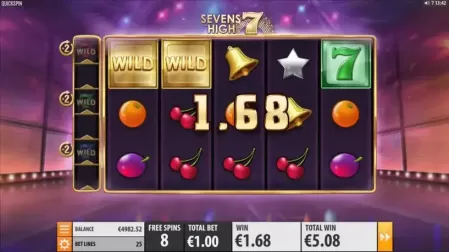 Sevens High slot screenshot 4