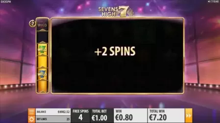 Sevens High slot screenshot 5